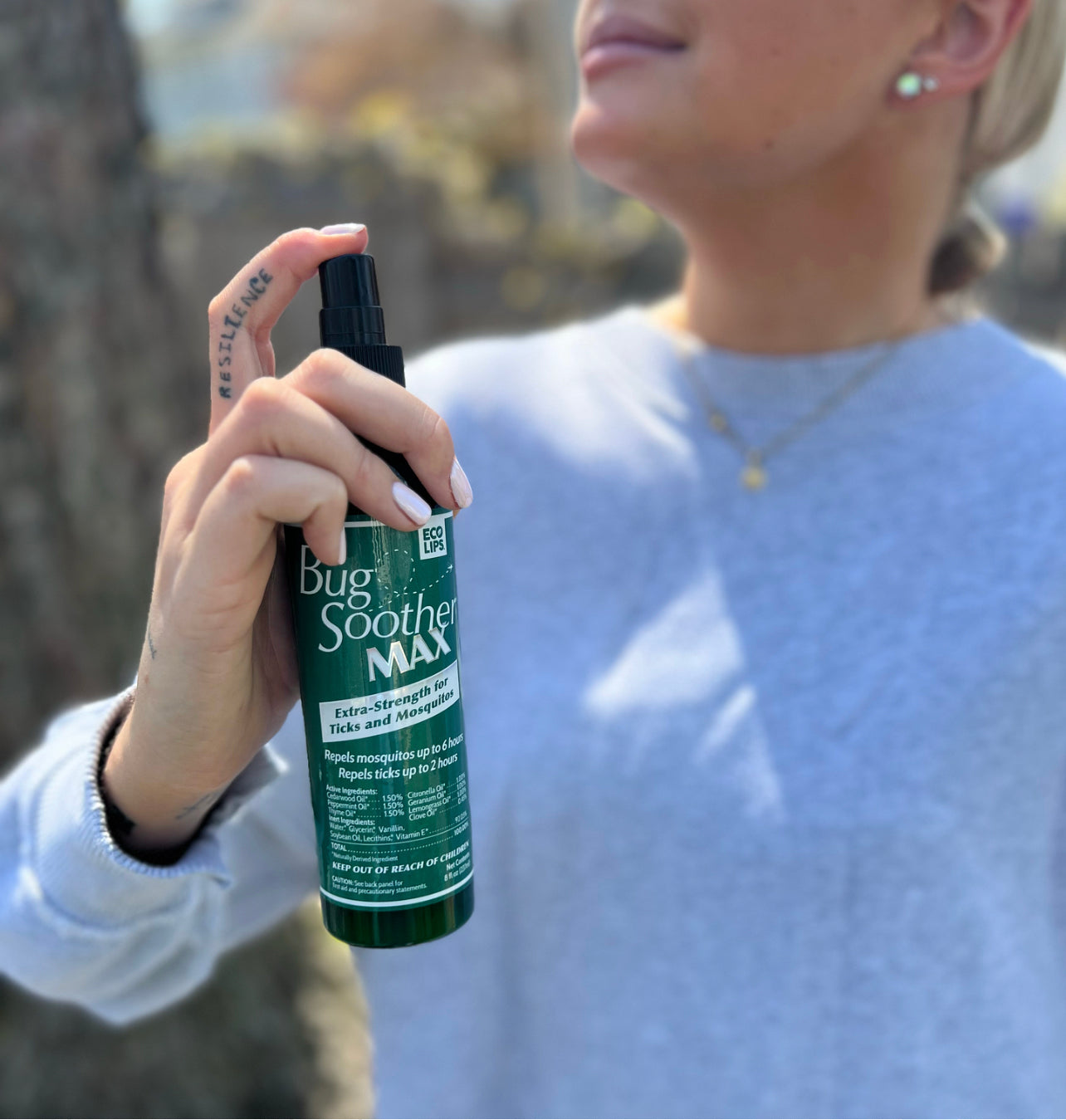 Bug Soother MAX Now Repelling Ticks