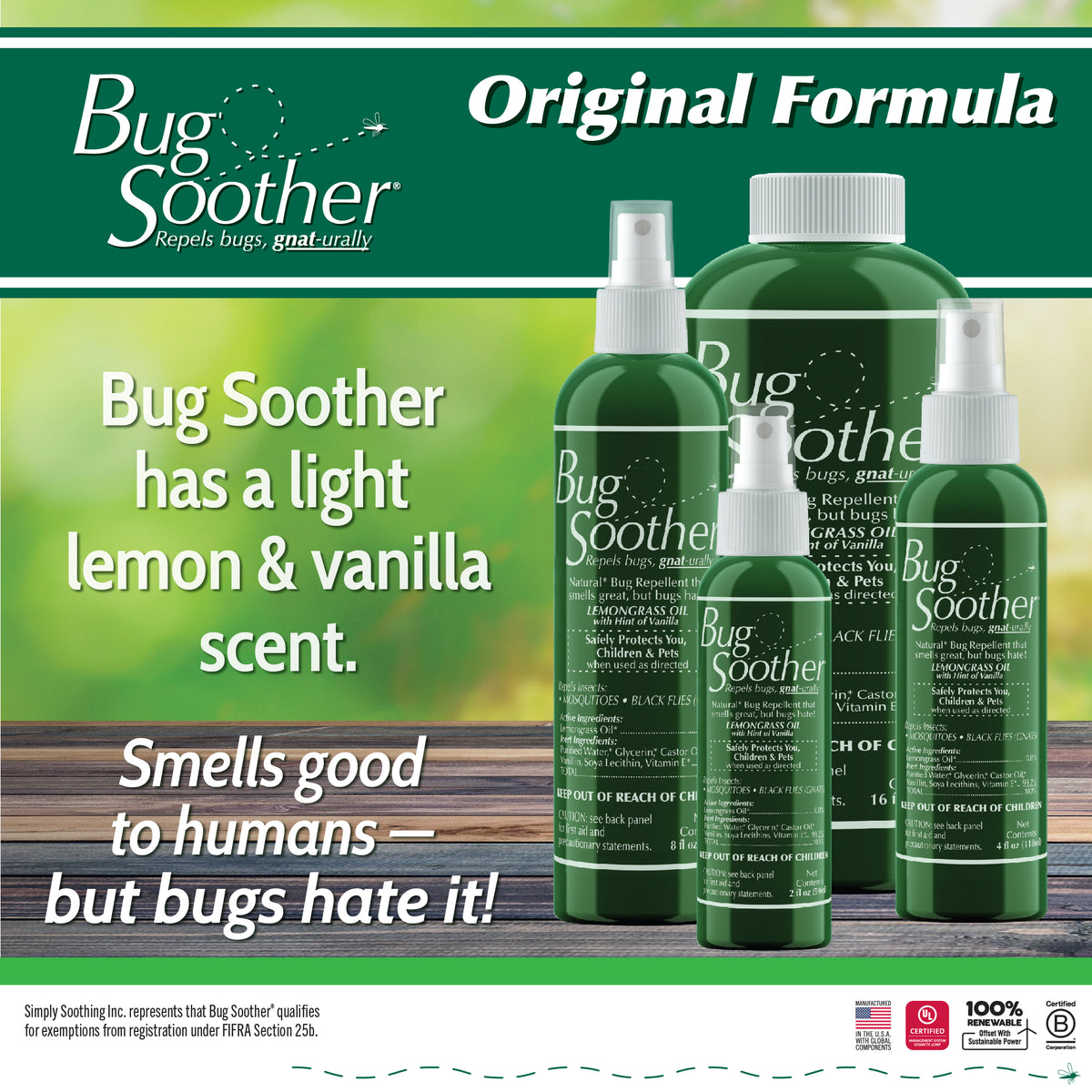 Bug Soother Insect Repellent Spray Packs