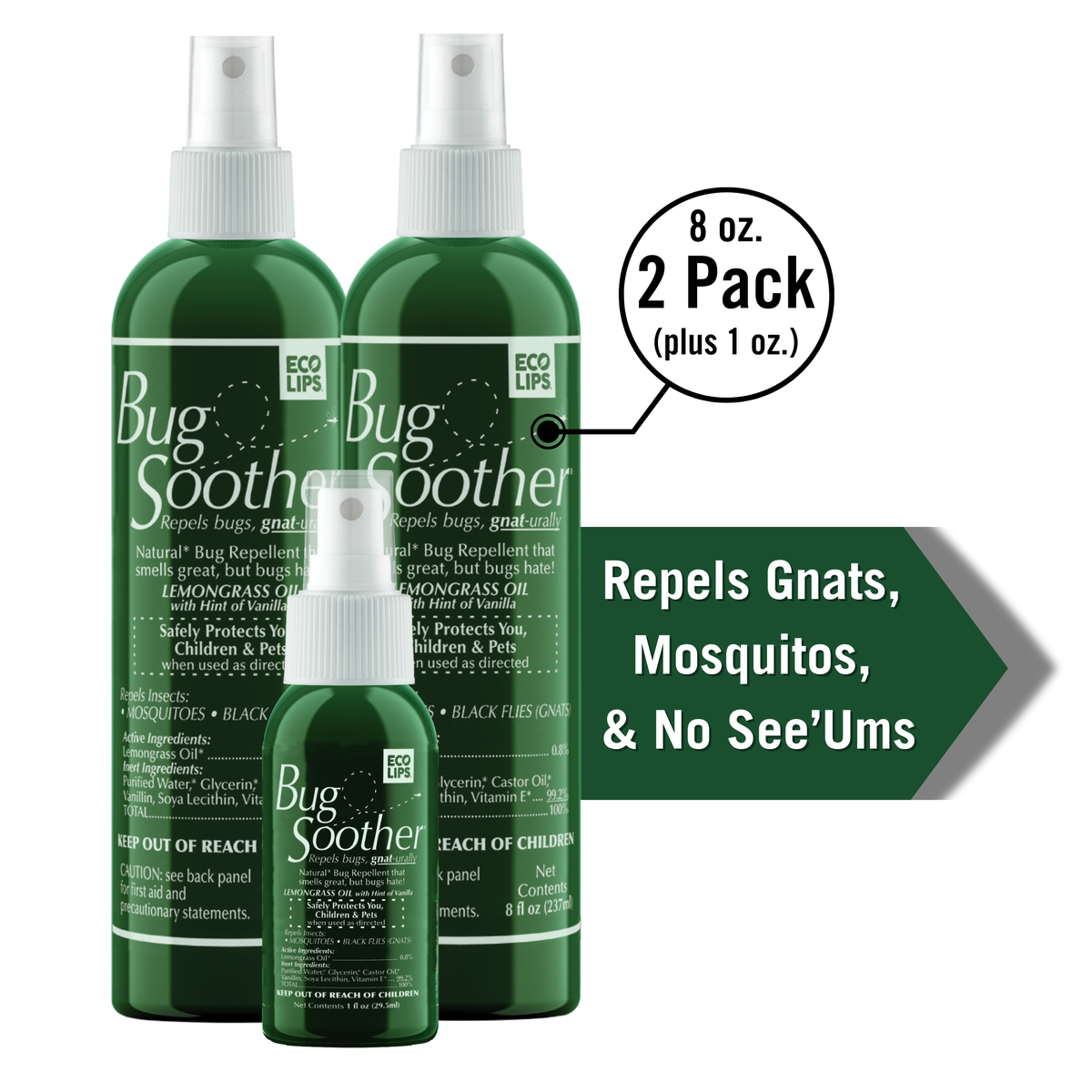 Bug Soother Insect Repellent Spray Packs