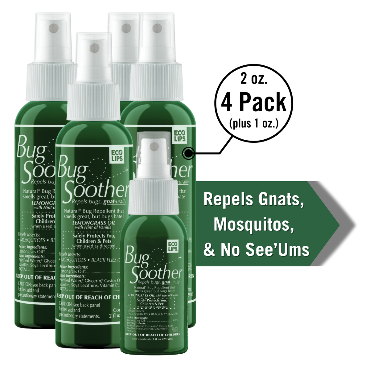 Bug Soother Insect Repellent Spray Packs