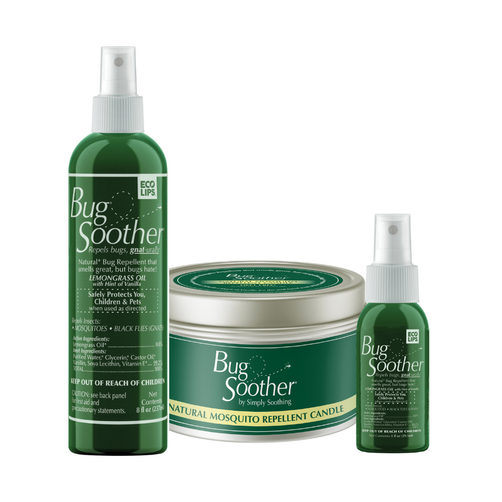 Bug Soother Mosquito Repellent Candle + 8 oz. Spray Bottle Pack (free 1 oz. included)