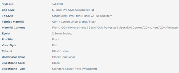 Bug Soother Cork Trucker Hat