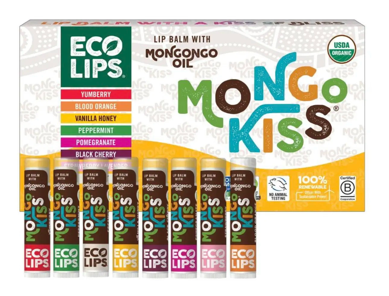 Image of Mongo Kiss 8 pack lip balm
